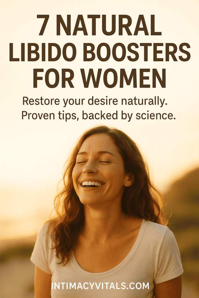 Woman smiling with sunlight after improved intimacy