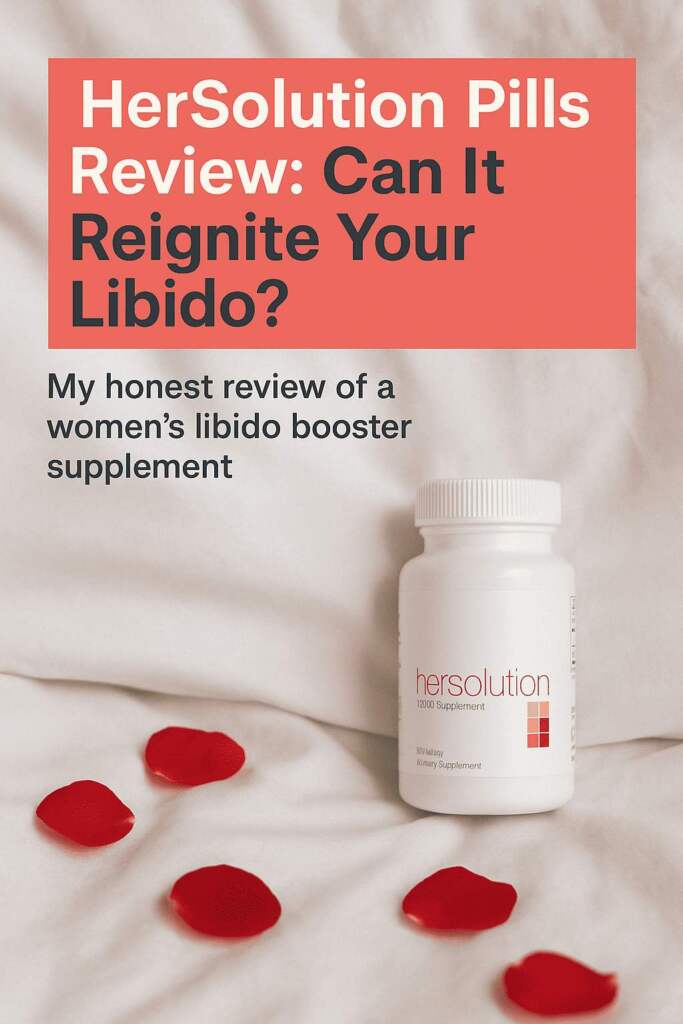 Supplement bottle on a bed with rose petals